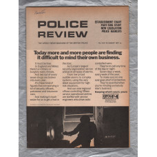 Police Review - `Police Haircuts` - Vol.79 - No.4100 - 13th August 1971 - Police Review Publishing Company