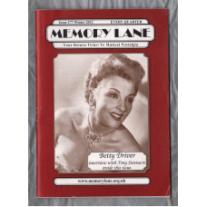 Memory Lane - Issue 177 - Winter 2012 - `Betty Driver - So Little Time` - Published By Janette & Ray Pallett