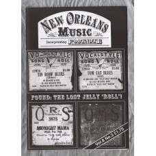 News Orleans Music - Incorporating Footnote - Vol.8 No.3 - September 1999 - `Everything`s Lovely-Harold Dejan (Part 3)` - Published By Louis Lince