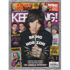 Kerrang! - Issue No.1584 - September 5th 2015 - `Bring Me The Horizon` - Published By Bauer Consumer Media Ltd