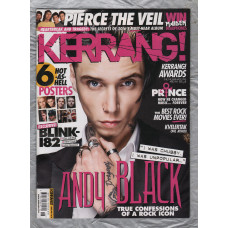 Kerrang! - Issue No.1618 - May 7th 2016 - `Andy Black: True Confessions Of A Rock Icon` - Published By Bauer Consumer Media Ltd