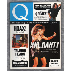 Q Magazine - Issue No.19 - April 1988 - `Awl-Raht! Rio-Rockin` Hip-Shakin` History-Makin`...Tina!` - Published by Emap Metro