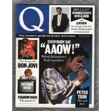 Q Magazine - Issue No.14 - November 1987 - `Everybody Say "AAOW!", Michael Jackson Tours!, World Surrenders!.` - Published by Emap Metro