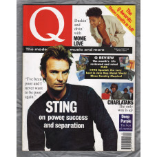 Q Magazine - Issue No.53 - February 1991 - `STING on power, success and separation.` - Published by Emap Metro