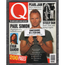 Q Magazine - Issue No.86 - November 1993 - `Confessions of a Teen Idol Sting remembers The Police` - Published by Emap Metro
