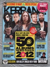 Kerrang! - Issue No.1398 - January 21st 2012 - `The 50 Albums You Need To Hear In 2012` - Published By Bauer Periodicals