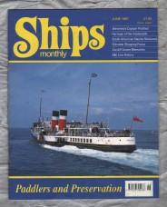 Ships Monthly - June 1997 - Vol 32 - No.6 - `Paddlers and Preservation` - Waterway Productions Limited