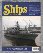Ships Monthly - January 1995 - Vol 30 - No.1 - `QE2-25th Anniversary Cruise` - Waterway Productions Limited