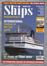 Ships Monthly - August 2001 - Vol 36 - No.8 - `Ferry Fleets Update` - IPC Media Group
