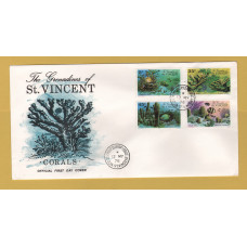 The Grenadines of St Vincent - FDC - 13th May 1976 - `Corals` Issue - Unaddressed First Day Cover