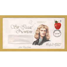 Spastics Society Cover - 18p Sir Isaac Newton Issue - `First Day of Issue 24 March 1987 Liverpool` - Postmark - Unaddressed Envelope
