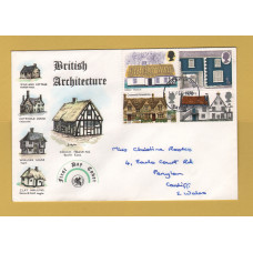 Wessex Cover - British Architecture Issue - `First Day of Issue 11 February 1970 Cardiff` - Postmark - Addressed Envelope