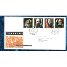 Royal Mail - FDC - 10th March 1992 - `Tennyson` Cover - Addressed First Day Cover