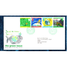 Royal Mail - FDC - 15th September 1992 - `The Green Issue` Cover - Addressed First Day Cover