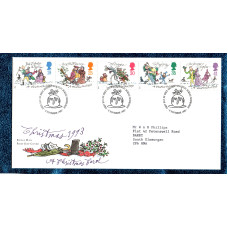Royal Mail - FDC - 9th November 1993 - `Christmas 1993 - A Christmas Carol` Cover - Addressed First Day Cover