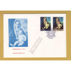 Eire - FDC - 14th November 1974 - `Christmas 1974` Cover - First Day Cover