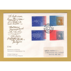 Eire - FDC - 17th May 1976 - `200th Anniversary of the American Declaration of Independence` Cover - First Day Cover