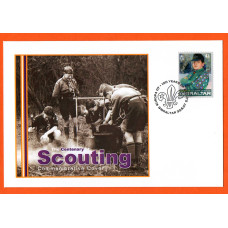 Gibraltar - FDC - 30th June 2007 - Gibraltar Postmark - `Europa `07 - 100 Years of Scouts` Issue - Single Â£1 Stamp First Day Cover