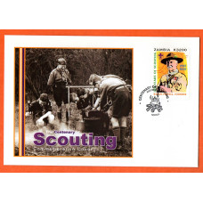 Zambia - FDC - 8th August 2007 Ndola Postmark - `100 Years of World Scouting 1907-2007` Issue - Single K3200 Stamp First Day Cover