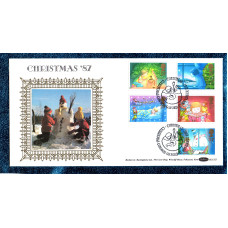 Benham - FDC - 17th November 1987 - `Christmas `87` Cover - BLCS 27 - First Day Cover
