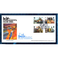 Benham - FDC - 23rd September 1981 - `Fisherman`s Year 1981 - Centenary Of The Fisherman`s Mission - Official Cover` - BOCS (2)5 - First Day Cover