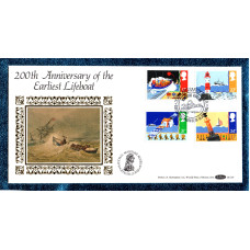 Benham - FDC - 18th June 1985 - `200th Anniversary of the Earliest Lifeboat - Official Cover` - BLCS 4 - First Day Cover