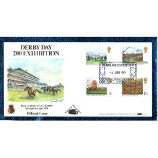 Benham - FDC - 6th June 1979 - `Derby Day 200 Exhibition - Royal Academy of Arts, London - Official Cover` - BOCS 9 - First Day Cover