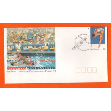Australia Post - FDC - 1991 - `First Day Of Issue 3rd January 1991 Perth W.A 6000` - Postmark - 43c Pre-Printed Stamp