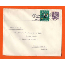 Danish Christmas Stamp/Seal on Sealed Envelope - `Kobenhavn - 21 Dec 1953 ` - Postmark - With Slogan