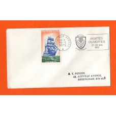 Independent Cover - `Poste Aux Armees 19-5 1972` Postmark - with Slogan - 0.90f French Sailing Ships Stamp