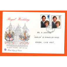 Stuart - FDC - 22nd July 1981 - `The Royal Wedding` - Addressed First Day Cover