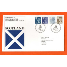 Post Office - Scotland - FDC - 8th April 1981 - `New Definitive Values` - Addressed First Day Cover