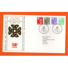Post Office - Wales - FDC - 24th February 1982 - `New Definitive Values` - Addressed First Day Cover
