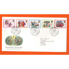 Royal Mail - FDC - 17th November 1982 - `Christmas Carols` - Addressed First Day Cover