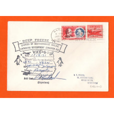 Independent Cover - `U.S Navy 5-PM JAN 30 1971 17038 BR` Postmark - with Slogan - 1963 15c 1st International Conference Air Mail & 1947 5c DC-4 Skymaster Stamps