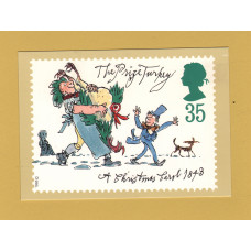 U.K - PHQ Card 157 (d) - 9th November 1993 - 35p The Prize Turkey A Christmas Carol 1843 - Christmas Issue - Unused