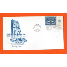 International Co-Operation Year - FDC - `United Nations Jun 26 1965 New York` - Postmark - `Twentieth Anniversary First day Of Issue`