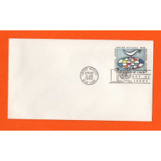 Pre-Printed Envelope - FDI - 26th April 1963 - `United Nations - New York` - Postmark - 5 Cent Pre-Printed Stamp