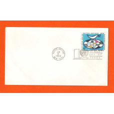 Pre-Printed Envelope - FDI - 8th Jan 1969 - `United Nations - New York` - Postmark - 6 Cent Pre-Printed Stamp