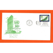 25th Anniversary Of The United Nations - FDC - `United Nations Jun 26 1970 New York` - Postmark - `Twenty Fifth Anniversary First day Of Issue`
