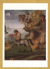 `The Wounded Centaur by Filippino Lippi` - Postally Unused (although message written to rear) - Christ Church Picture Gallery Postcard.