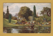 `Gardens of Kent - `The Garden, Knole` - Oilette - 6237` - Postally Unused - Raphael Tuck & Sons Postcard.