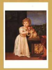 `Clarissa Strozzi c1542 by Titian` - Postally Unused (although message written to rear) - National Gallery Postcard.
