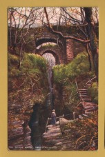 `Aberystwyth Series ll - `The Devils` Bridge, Aberystwyth` - Oilette - 6211` - Postally Unused - Raphael Tuck & Sons Postcard.