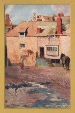 `Quaint Corners Series - `Down-Along, St Ives, Cornwall` - Oilette - 6249` - Postally Unused - Raphael Tuck & Sons Postcard.
