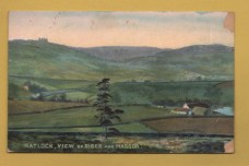 `Matlock Bank Series - `Matlock, View of Riber and Masson` - Chromette - 4919` - Postally Unused - Raphael Tuck & Sons Postcard.