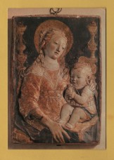 `Florence - Horne Foundation Museum `Madonna of the Candelabra by Antonio Rossellino`` - Postally Unused - Nova LVX Postcard.