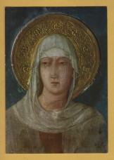 `Assisi - Basilica of St Francis (Lower Church) - `St Clare (St. Martini)`` - Postally Unused - Plurigraf Terni Postcard.