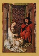 `Granada - Royal Chapel - `The Nativity by Roger Van der Weyden, 15th cent.`` - Postally Unused - Zerkowitz Postcard.