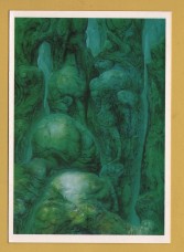 `Lord of the Rings l by H.R.Giger, 1975` - Postally Unused - 1993 - Taschen Postcard.